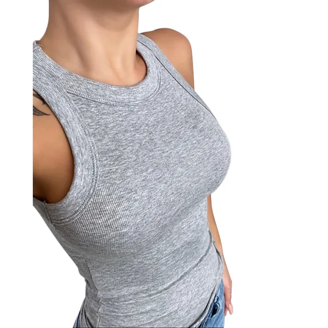 

Summer Sleeveless Top Female O Neck White Women Blouse Shirt