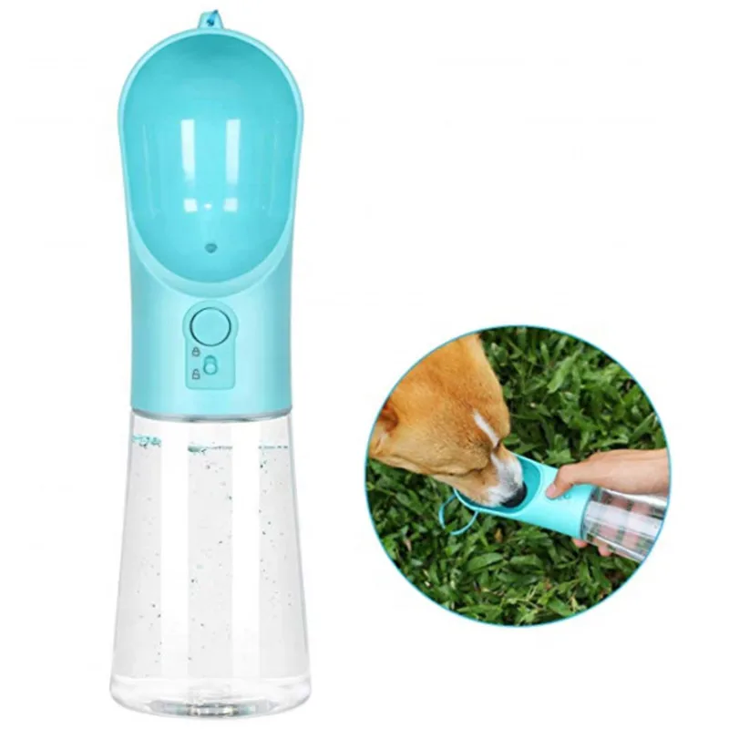 Portable Pet Dog Water Bottle For Dogs Food Water Feeder Drinking Bowl ...