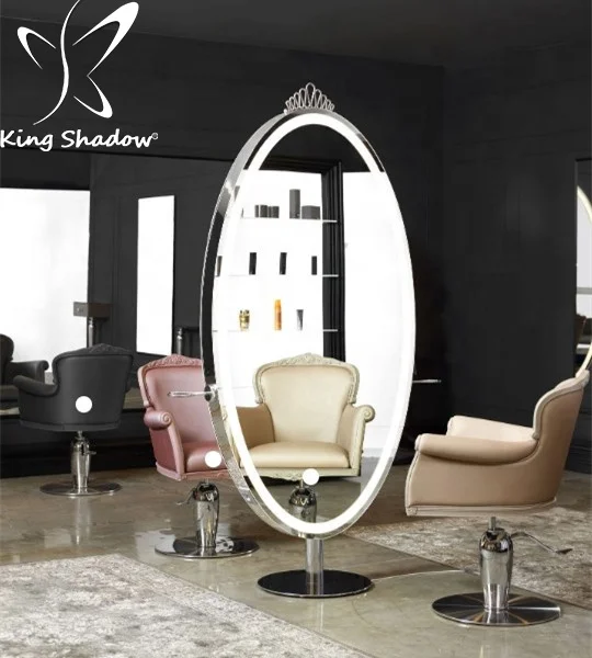 

Modern White LED Mirror Station hair salon station, Black/white/others