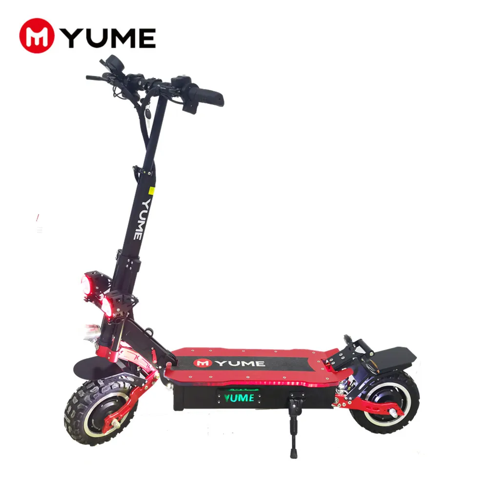 

YUME X11 5000w 11inch off road fat tire electric motorcycle e scooter with lithium battery