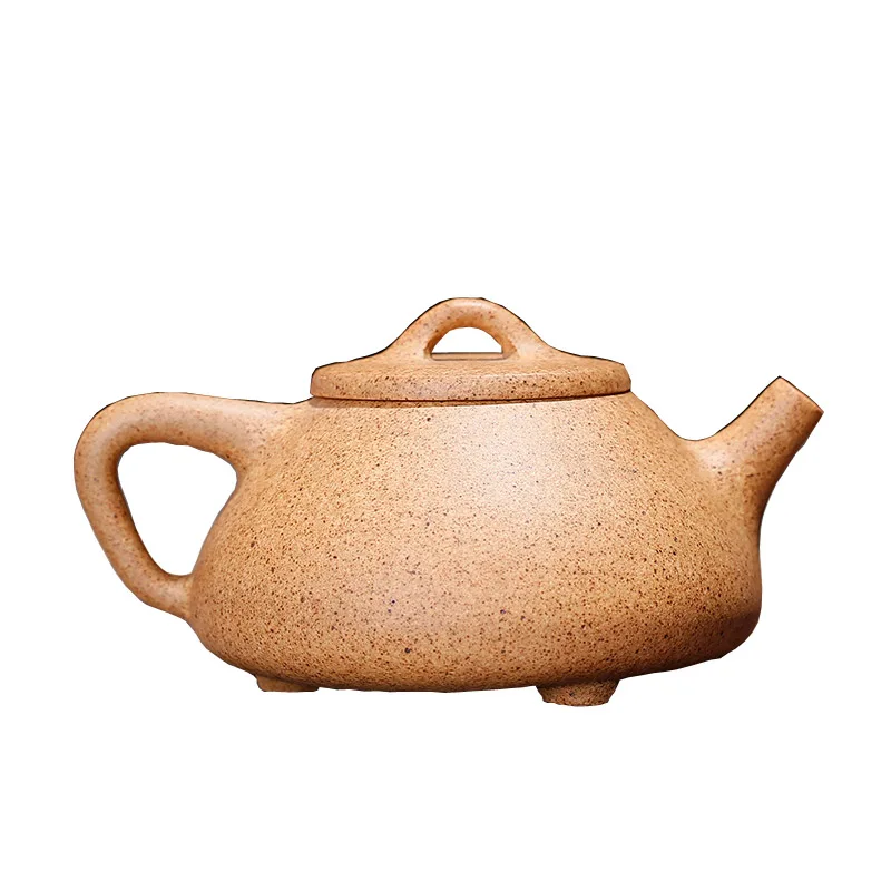 

Hot sale China purple clay teapot, handmade Zhi Sha Hu Shi Piao kongfu tea set from Yixing, Yellow