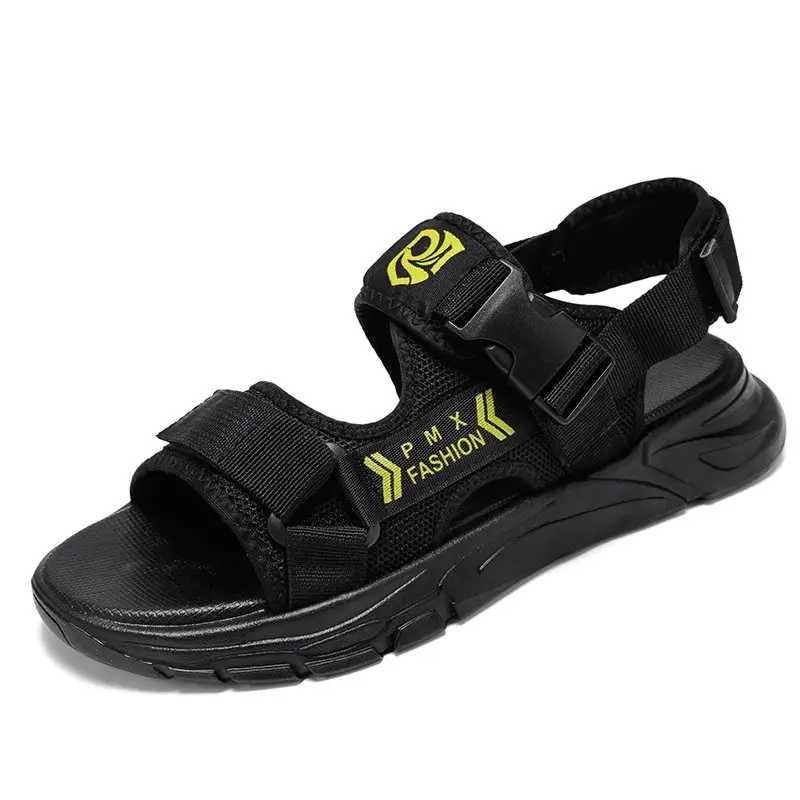 

Outdoor Summer Casual Shoes Men Beach Athletic Sport Sandals, Black+white/black+red/black+yellow