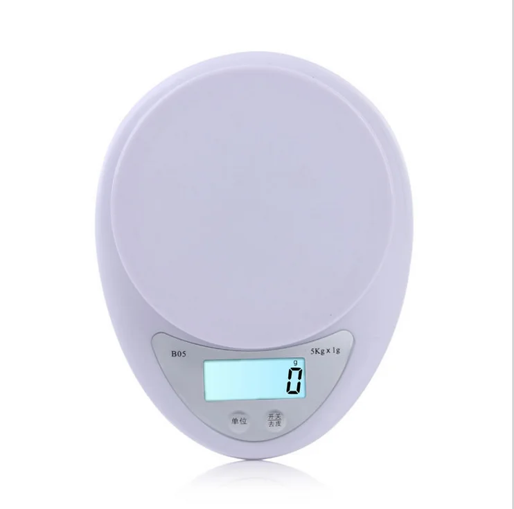 

Digital LCD Eletronic Kitchen Postal Scale kitchen scale B05 electronic scale, White