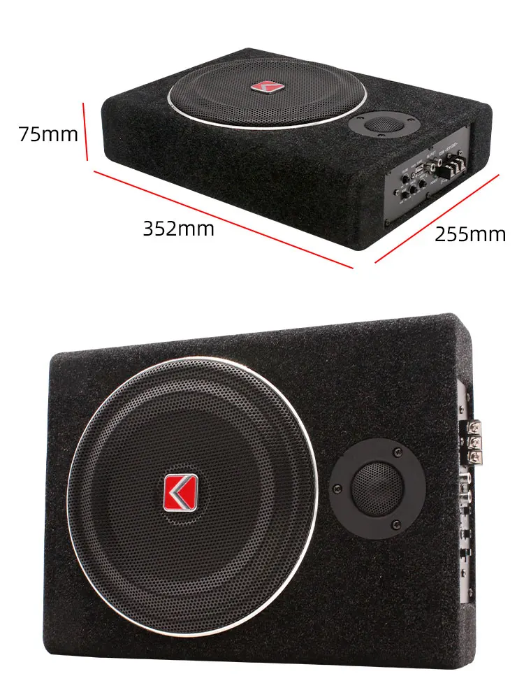 12v Ultrathin Car Active Subwoofer Hot Sale Dj Subwoofer Speaker
