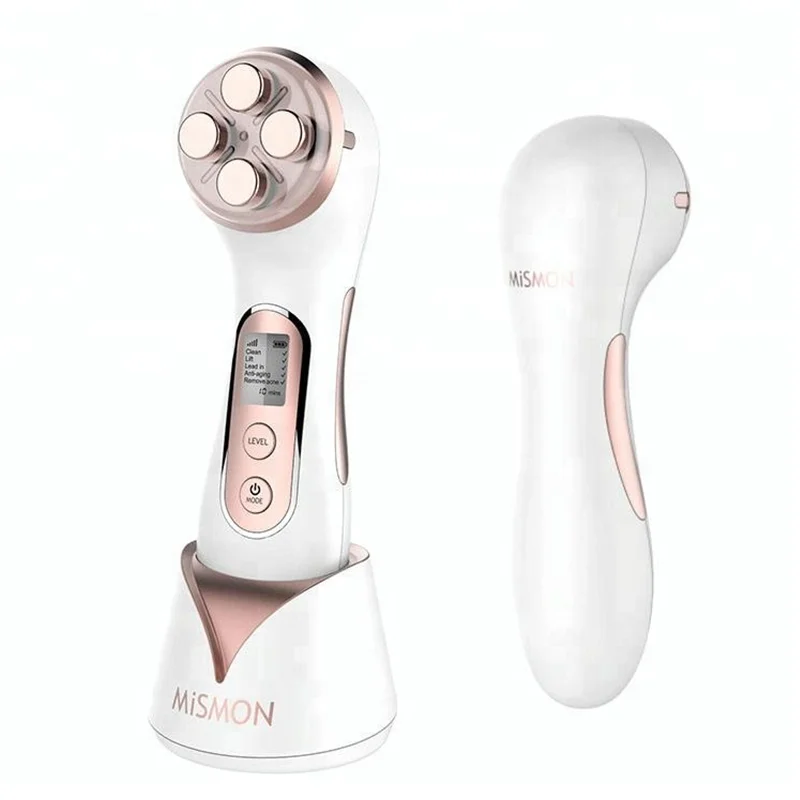 

Hot Sales Microcurrent Led Therapy Non Surgical Face Lifting RF Beauty Equipment, Rose gold,customized color