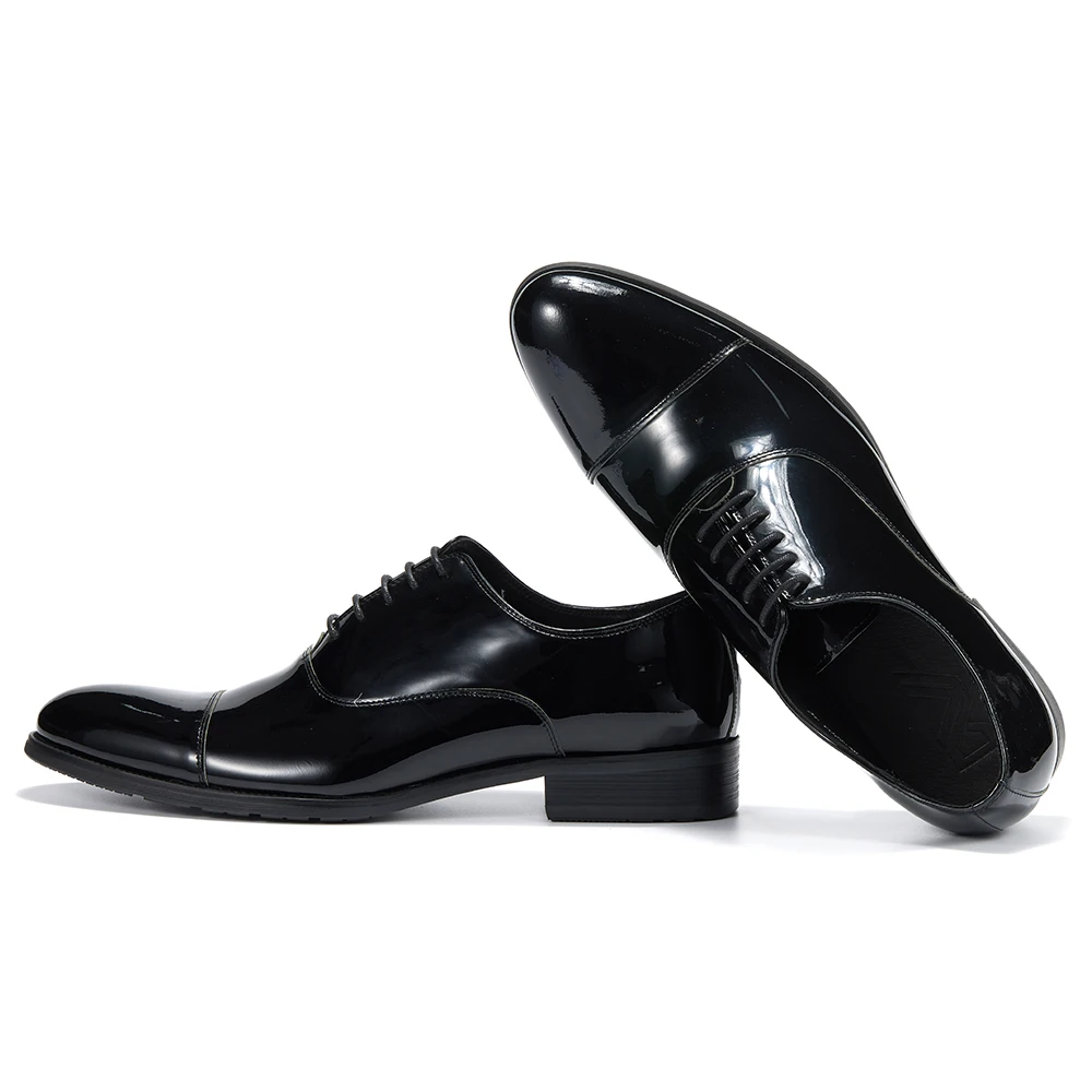 2024 Trendy Top Layer Cowhide Oxford Shoes Casual Wedding Dresses Shoes Formal Business Dress Shoes Comfortable
