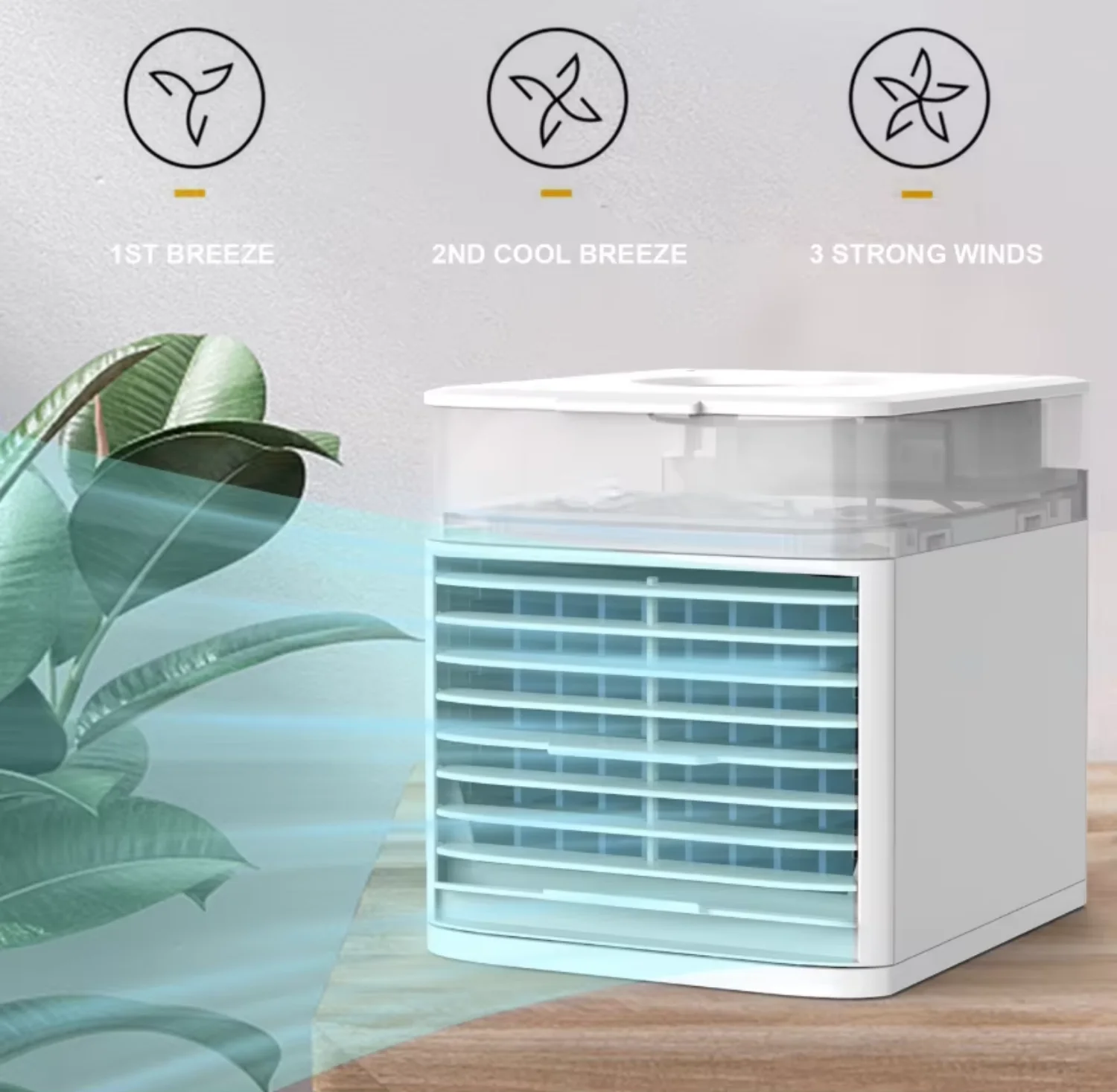 Bladeless Air Conditioner, Portable, 5-in-1, USB - detail 4