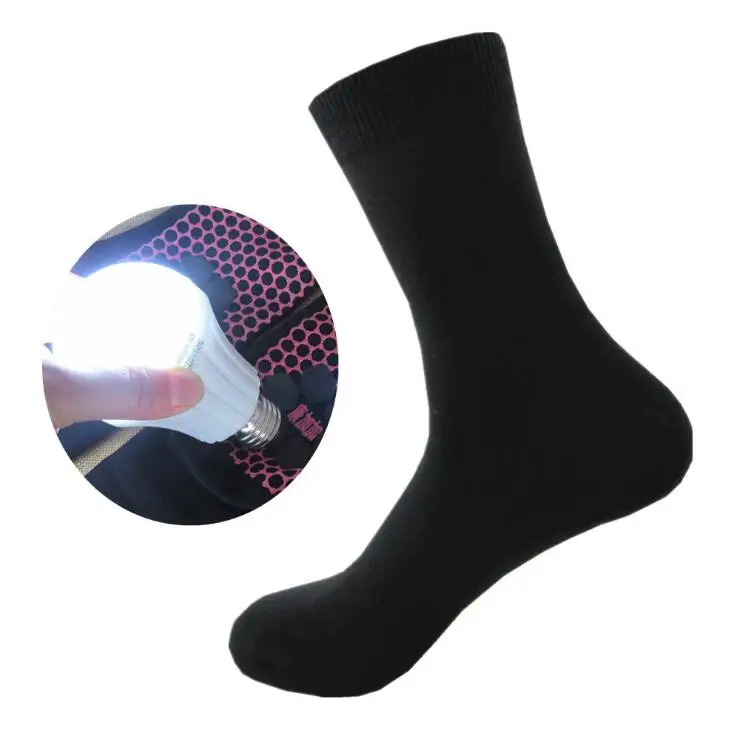 

2021 New innovative Tourmaline graphene Magnetic Self Heating Socks with light, Gray, black