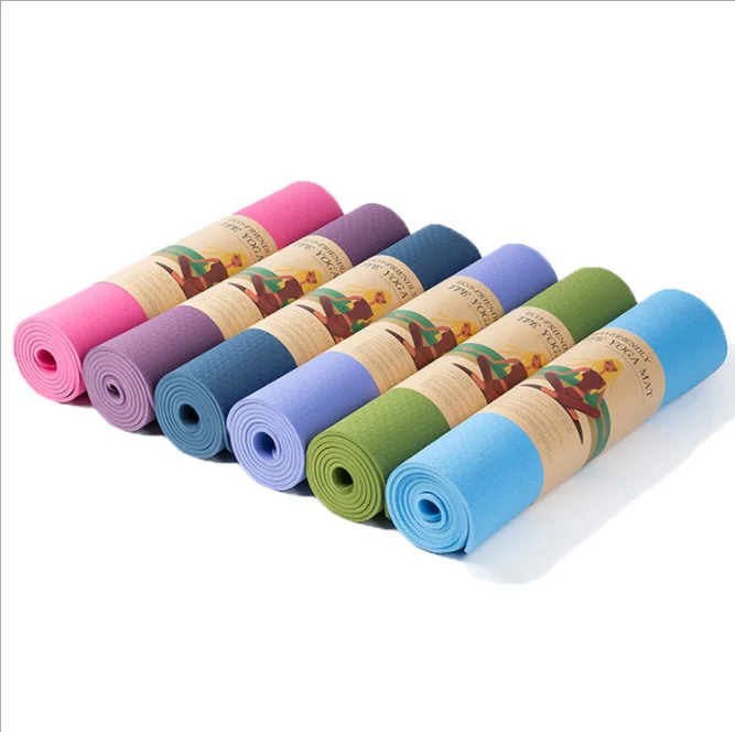 

Home Gym Exercise Fitness Folding Gymnastics 10mm nbr Yoga Mat for Women, Customized color