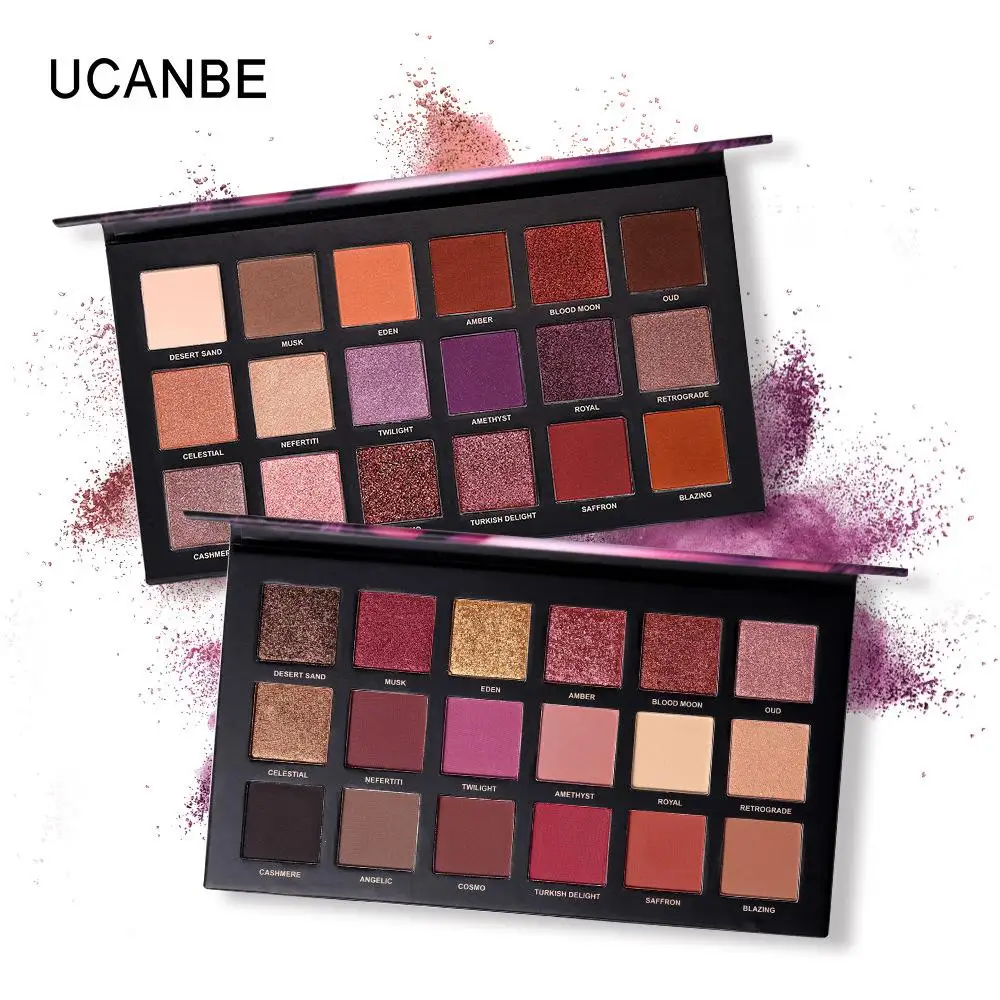 

Wholesale UCANBE Pressed Glitter Eyeshadow Palette Fantasy Eyeshadow organic eyeshadow palette