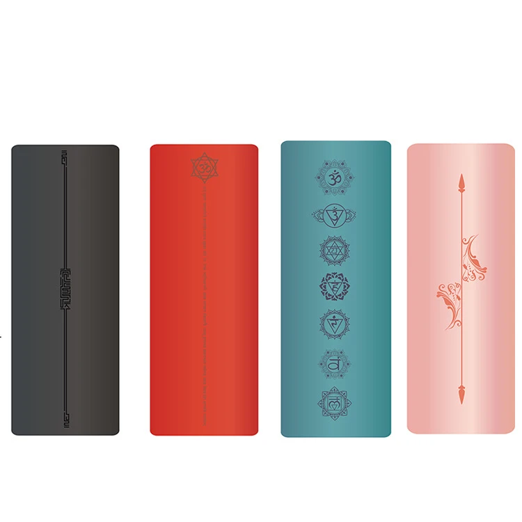 

Hot Sale Custom Fitness Eco-friendly 4mm 5mm Natural Rubber PU Yoga Mat, All display and accept custom design