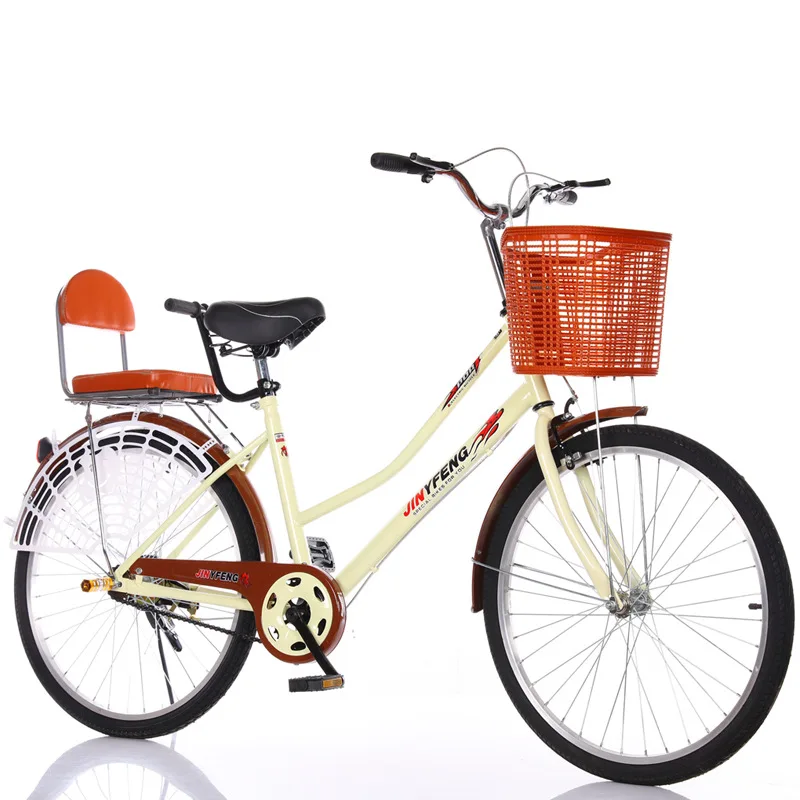

China Women Bicycles 24 26 inch Ladies Bike High Carbon Steel City Bike for woman, Customized