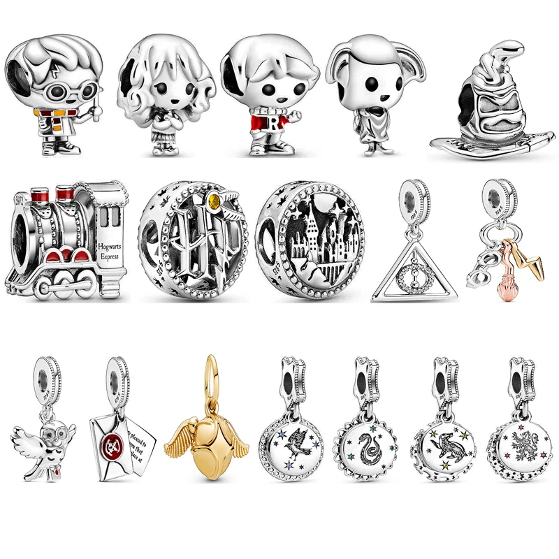 

Factory wholesale 925 sterling silver suitable for Pandora high quality Harry Potter series charms, As pic