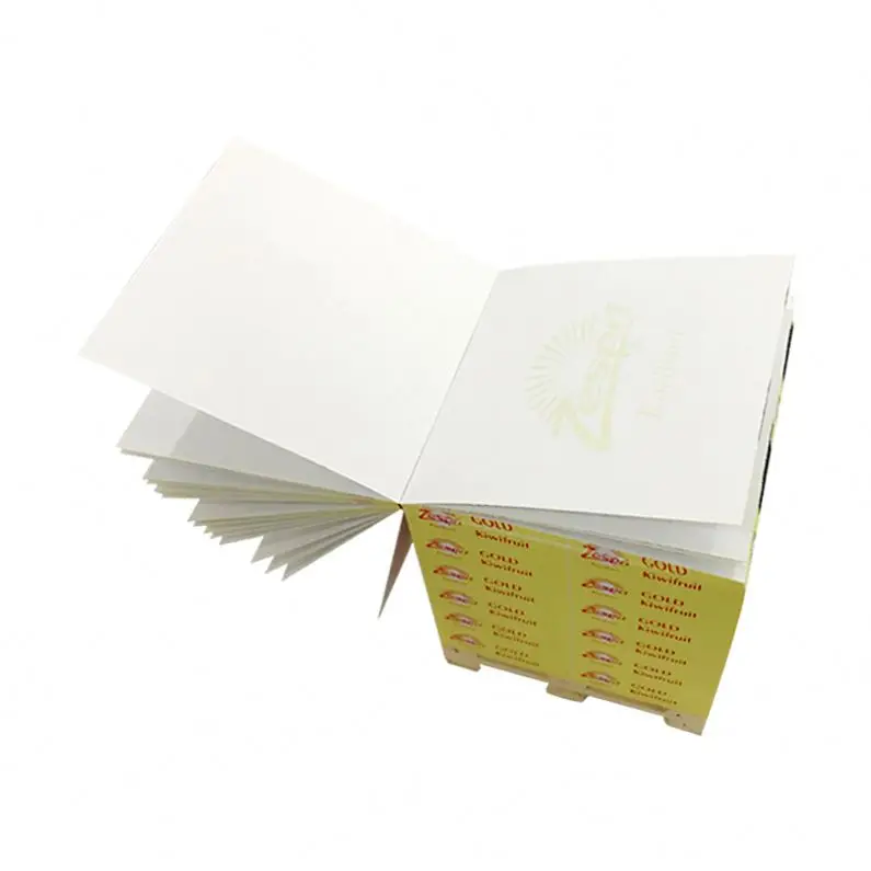 

JUNWEI Custom Printing And Size Memo Cube With Wooden Pallet, White