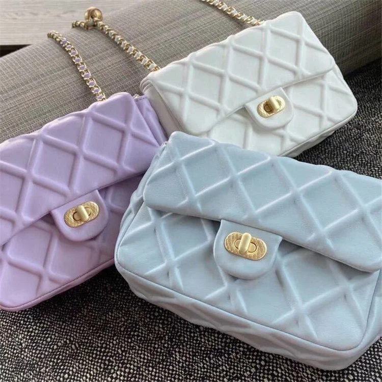 

Hongxi ODM Designer Famous Brands Expensive Female Pvc Tote TrendyJelly Bags Cute Purses Trending Women Cute Pearl Handbags, Pls see the color choice