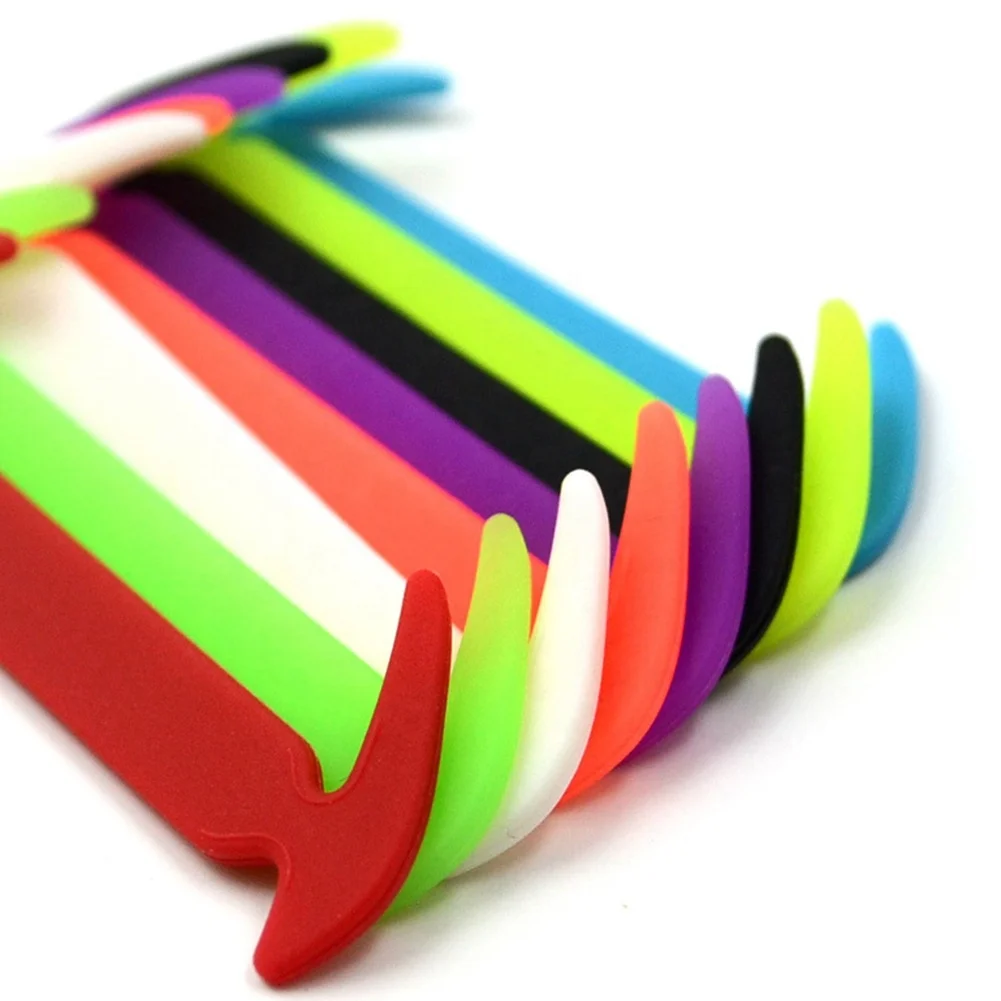 

Hot Selling Multi Color Lazy Shoe Lace Elastic Silicone Rubber No Tie Free Shoelace