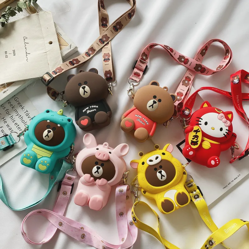 

Silicone Wallet Women Silicone Key Purse for kid Hot student Cute Portable Design Slim Sale Fashion Cartoon Gift Unisex Pocket