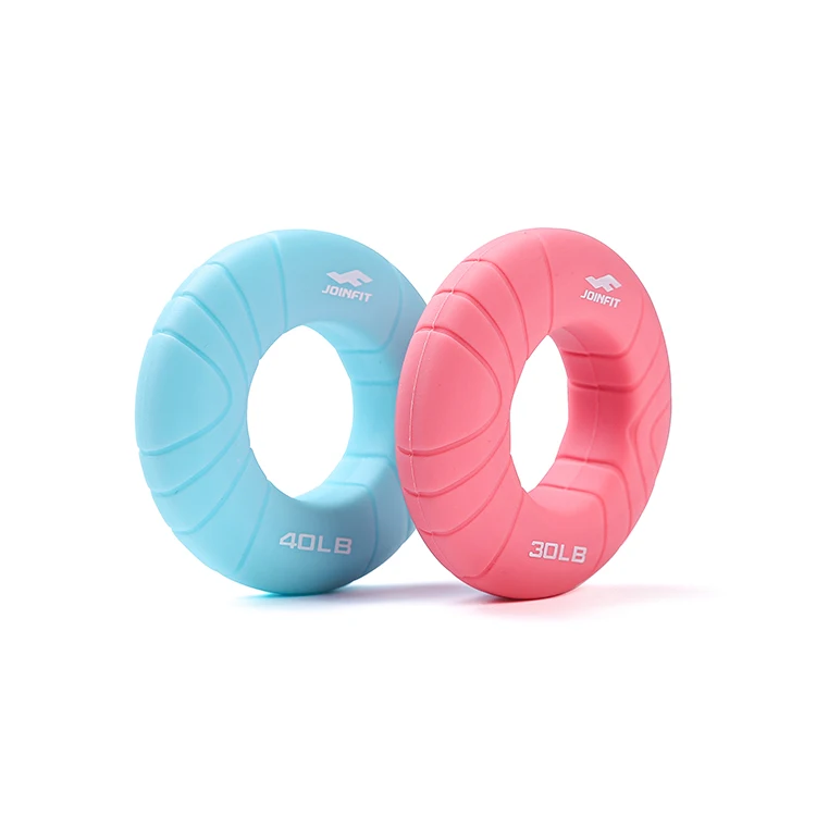 

Wholesale Customized Logo Silicone Forearm muscle training strengthener Hand Grip Ring, Pink,blue