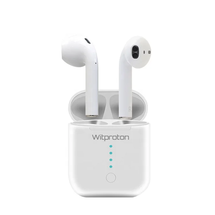 TWS True Wireless Earbuds Bluetooth Earphones Bluetooth 5.0, Wireless Charging, Compatible for all Smart Phone