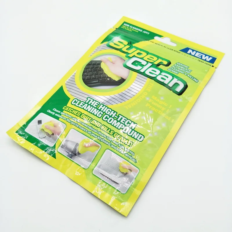 Magic Soft Sticky Clean Glue Slime Dust Dirt Cleaner For Car Cleaning