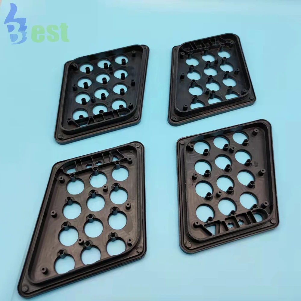 

High quality black Plastic plates product rapid prototype vacuum casting