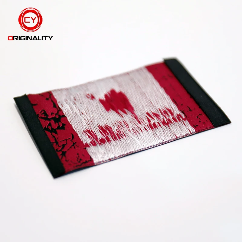 
Wig Label Custom Woven Directly Factory Made Cheap Custom Shirt Roll Woven Tag Maker Private Label 