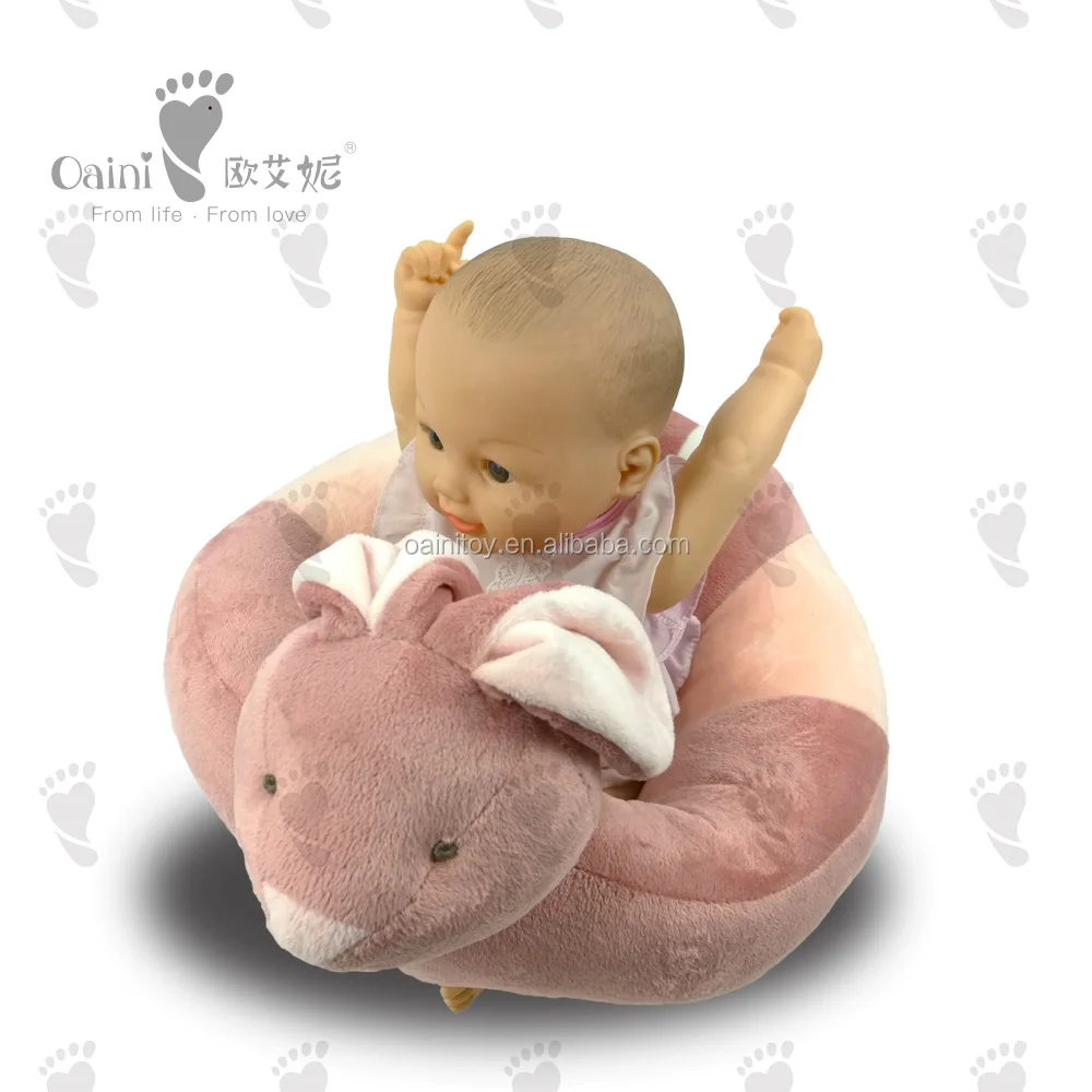 
OAINI 2020 ODM OEM Custom Animal Popular Wholesale Comfortable Baby Sofa Plush Sofa Chair Soft Bunny Baby Support Sofa 