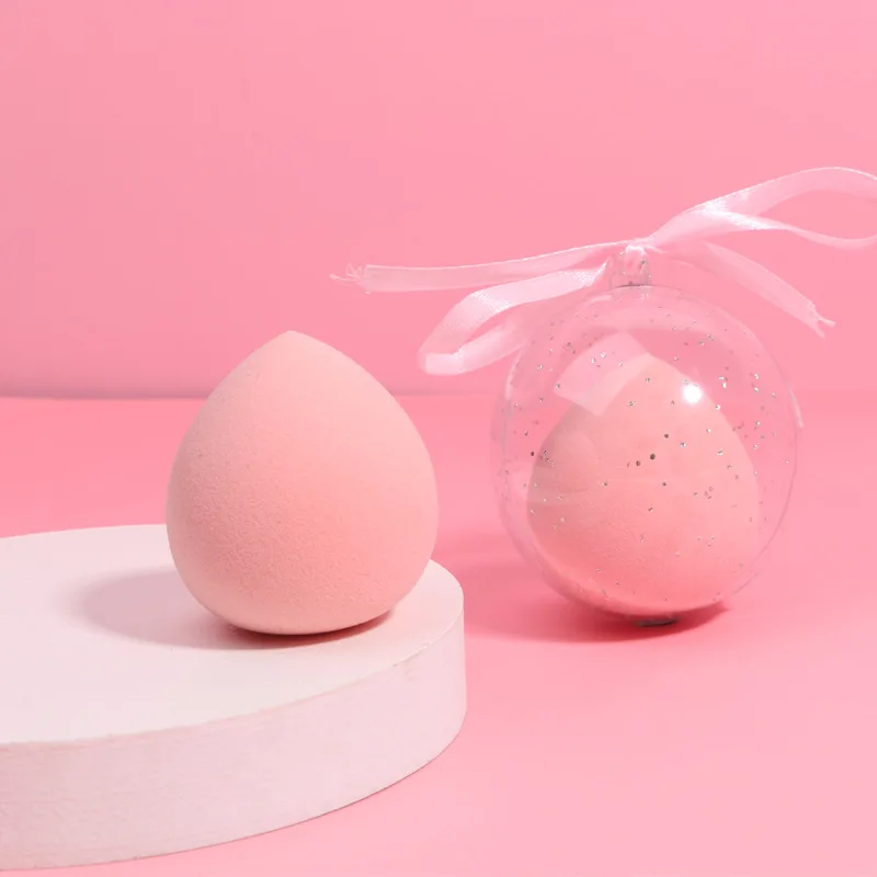 

Super Soft Peach Powder Puff No Powder For Wet Or Dry Use Sponge Egg Starry Ball Beauty Egg