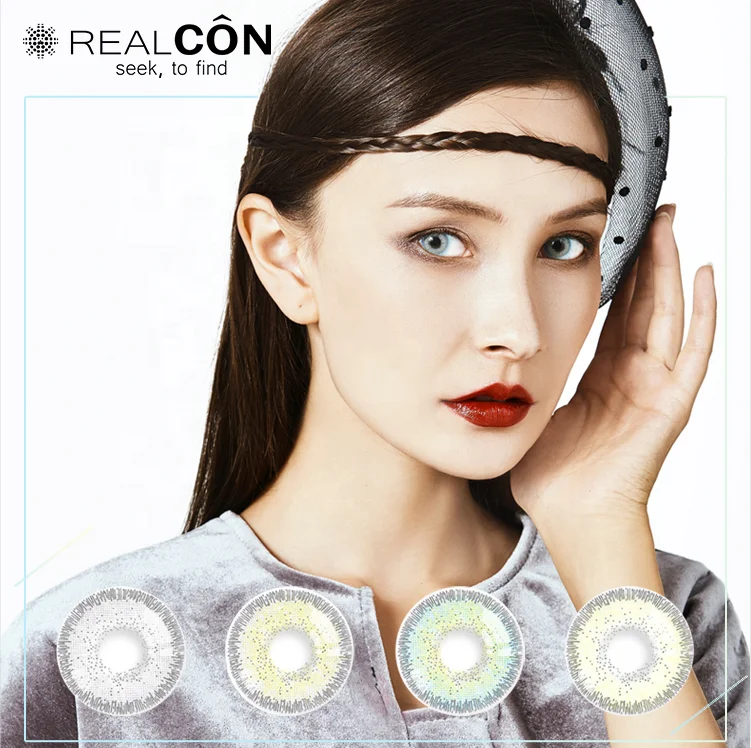 Realcon Wholesale Charming Korea Contact Lens European Colored Contact