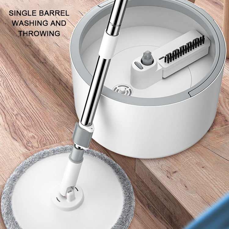 

Hot Sale 360 Spin Mop Degree Rotating Promotion Magic Twist Mop With Single Bucket For Cleaning, Customized color