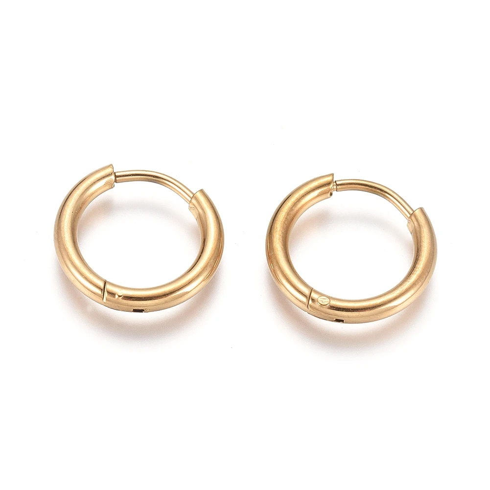 

PandaHall 304 Stainless Steel Hypoallergenic Huggie Hoop Earring