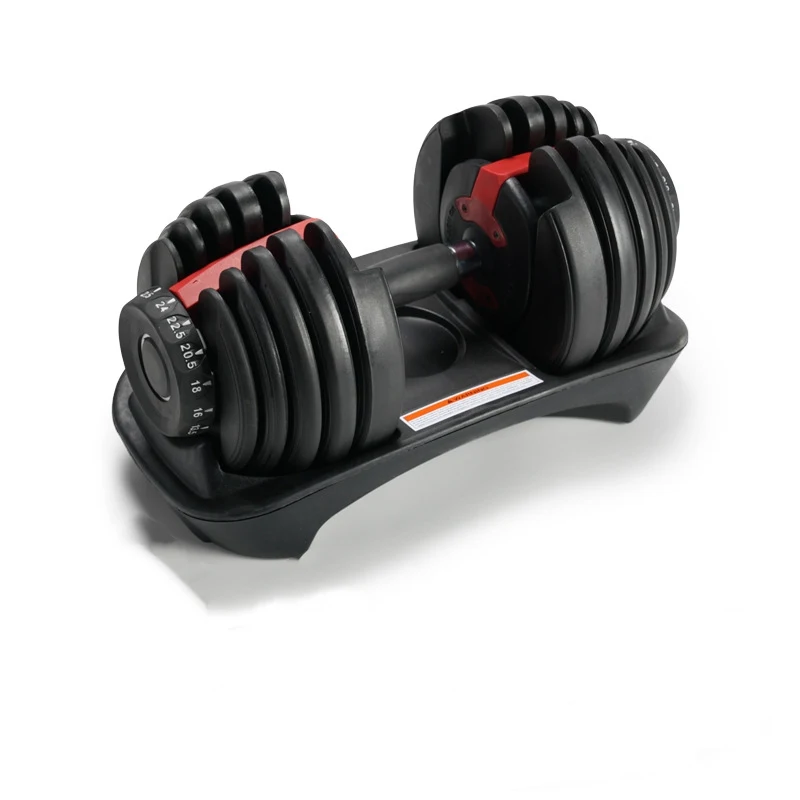 

Gym Fitness Weight Lifting Smart Adjustable Dumbbells Adjustable Dumbbell 90lb/40kg, Black