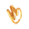 12469- Xuping Adjustable Wedding Distorted Women Rings Designs Welcome
