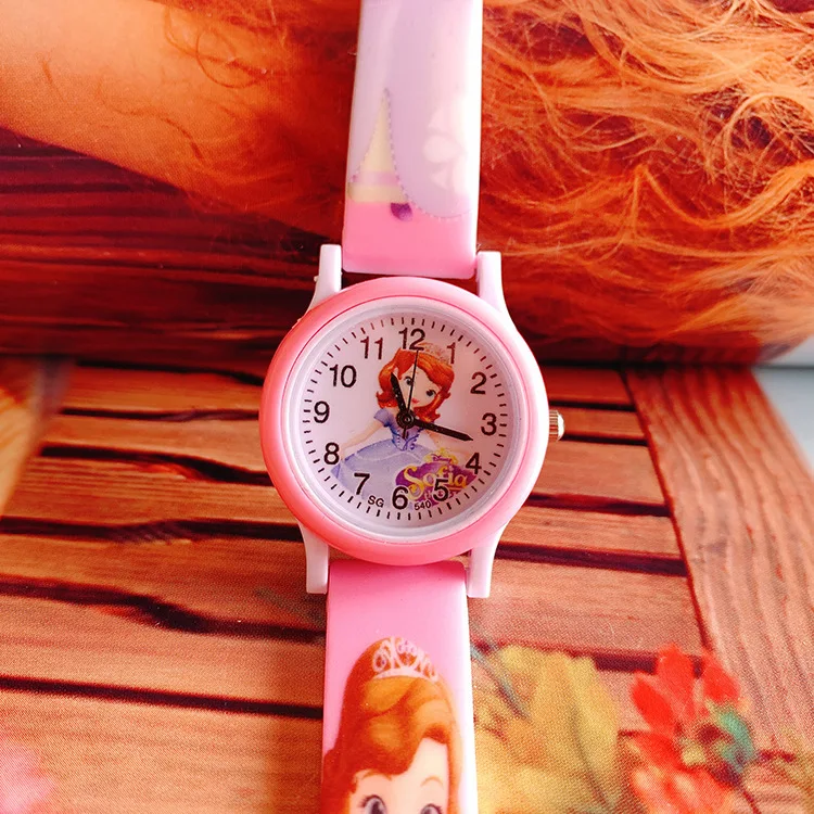 

Fashion Cartoon Cute Silicone Quartz Watches Children Kids Girls Wrist Watch Hot Sell Hours WristWatches