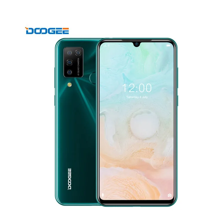 

4400mAh Battery 6.3 inch Waterdrop Notch Screen Android 10 Original DOOGEE N20 Pro Smartphone 128GB