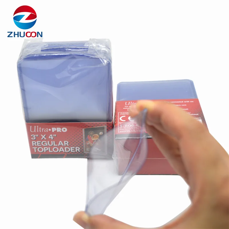 

Top-selling 3x4 inch Ultra Pro quality top loader with fast delivery, Transparent