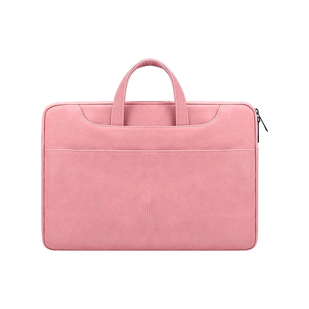 

Factory OEM Business Tasche Slim PU Leather Laptop Sleeve Bag Laptop Bolsa Fashion Handbags for Macbook, Grey
