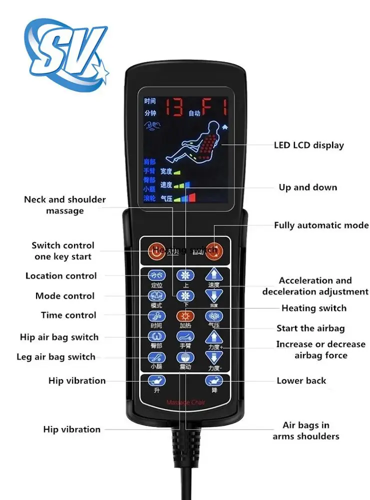 
Best quality promotion commercial electric full body sofa recliner massage chair 