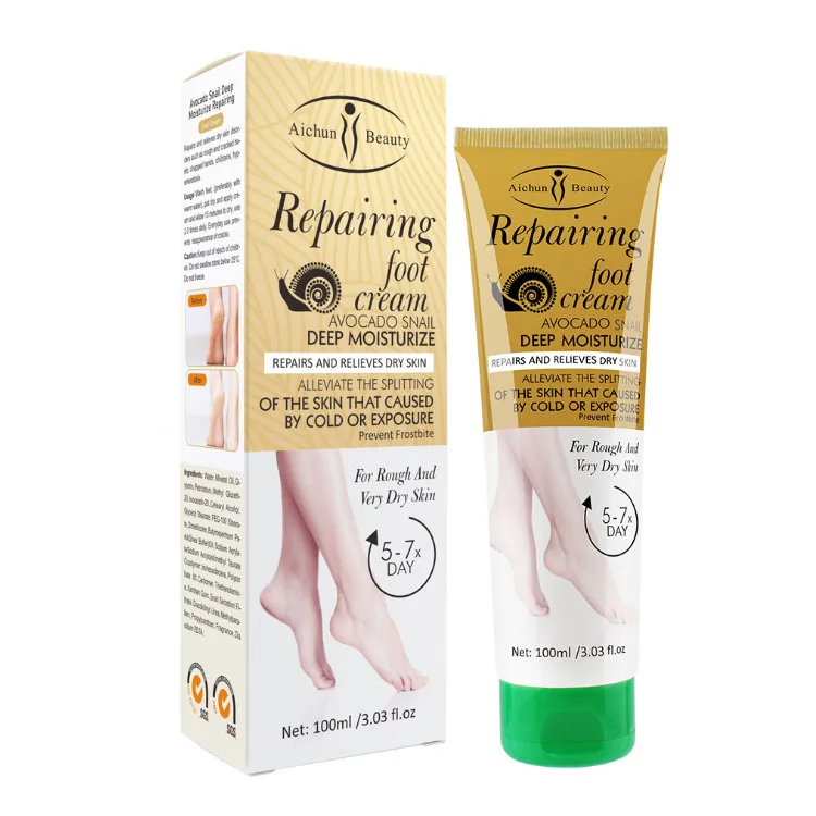 

Aichun Beauty Natural Crack Heel Repair Whitening Foot Cream, White