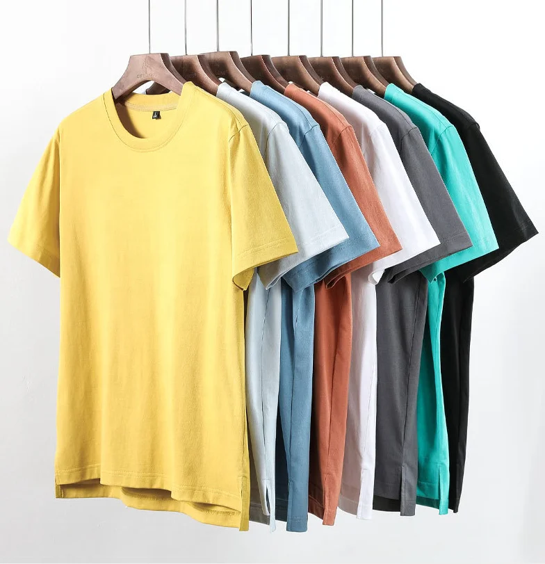 

High quality t-shirt 100 cotton mens 2022 men round neck t shirt