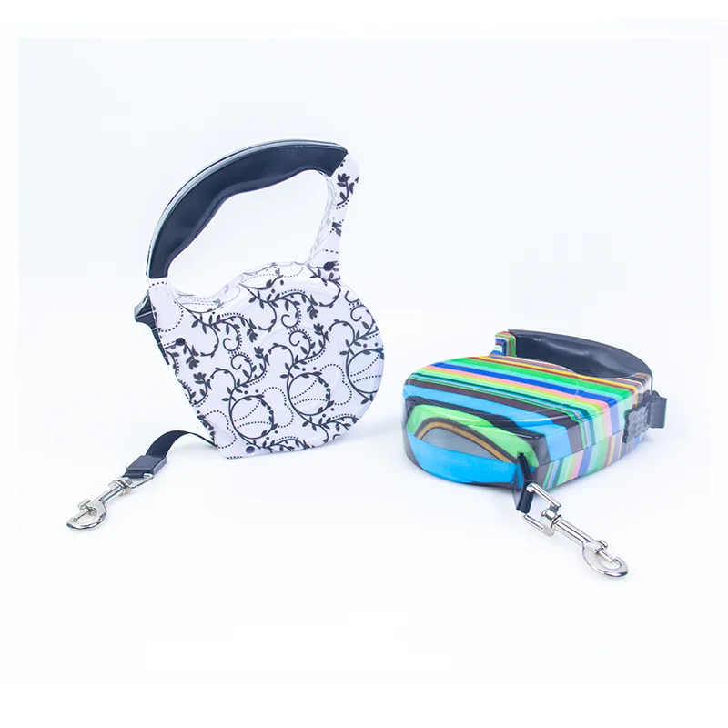 

Hot Sale Dog Outdoor Training Nylon Automatic Retractable Dog Leash, As picture