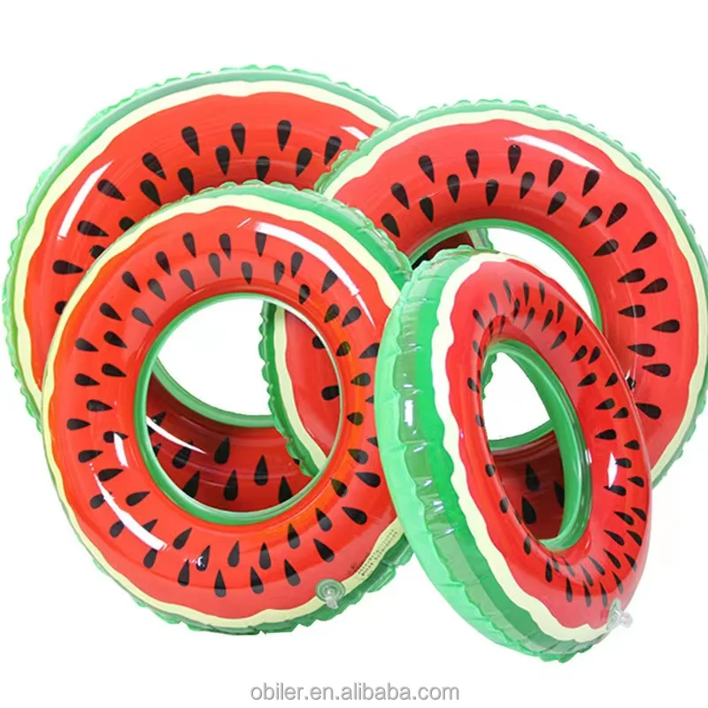 

Eco-friendly PVC swimming Fruit Watermelon float piscinas water game Water Play Equipment swimming rings