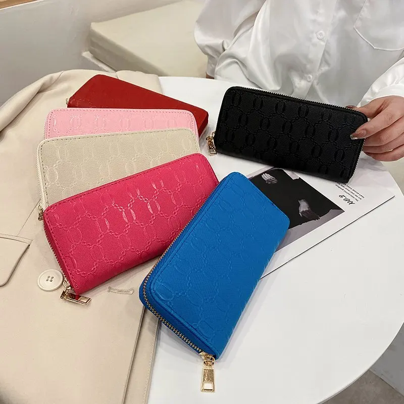 

2021 Fashion Latest Girls Long Wallet Young Lady Coin Purse Ladies Cute Short Wallet For Women