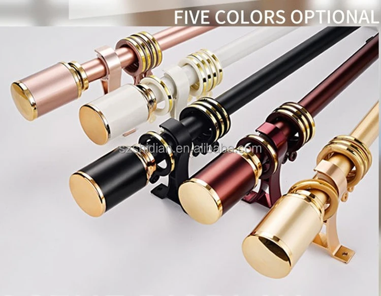 

New Fashion design Double aluminium Roman curtain rods