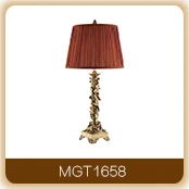 red shade decorative table lamp