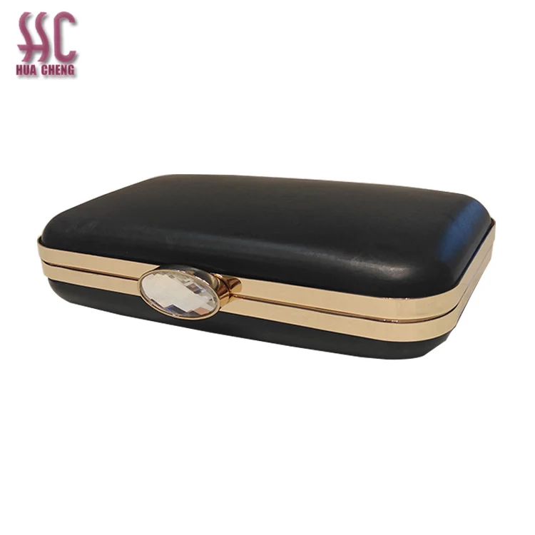 

Hot selling 20*12cm lightgold rectangle ladies clutch purse frame clutch for bag evening