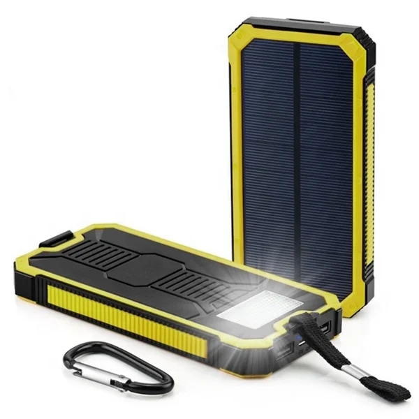 

Shenzhen solar charger 20000mah portable charger Solar power bank for iphone 7