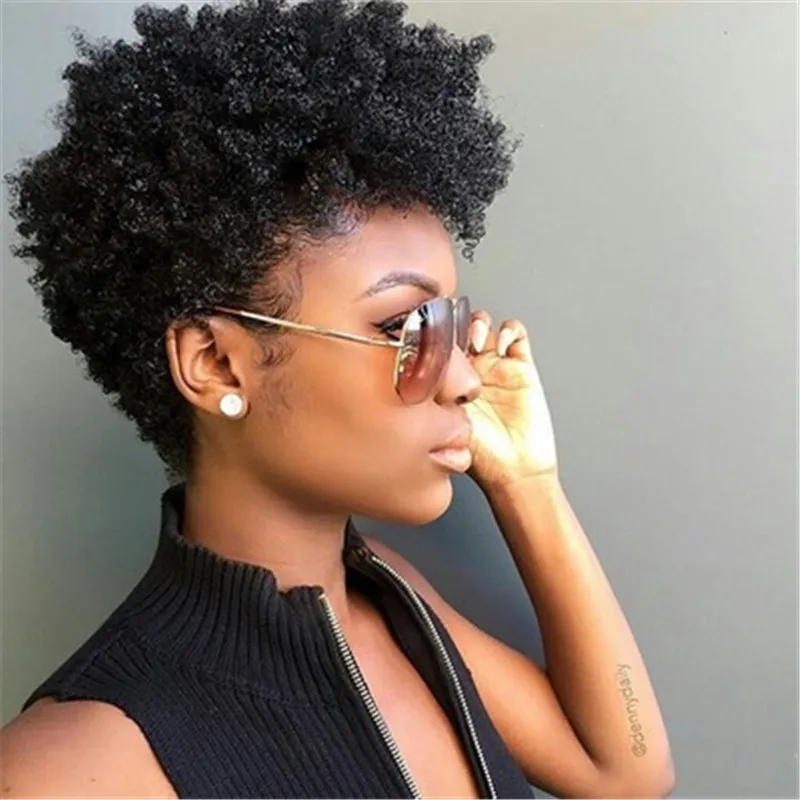 

unisex European little curly hair big wave wig gradient curly short hair wig