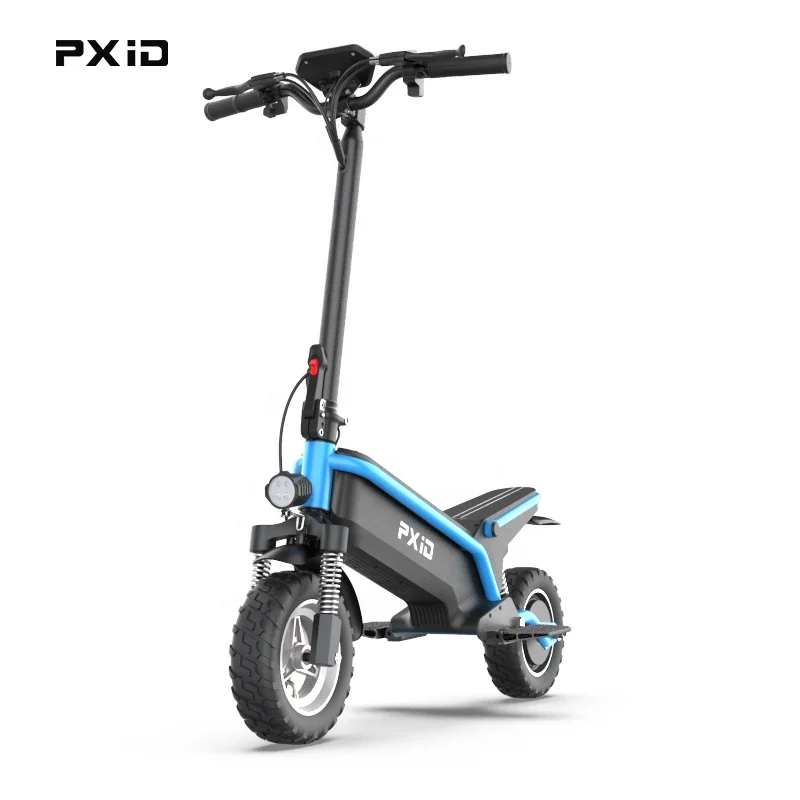 

2020 Pxid F1 electro scooter dual suspension escooter foldable off road electric scooters