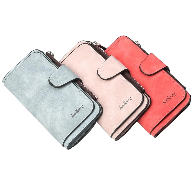 

Hot Selling Wallets Leather Woman Lady Waterproof Leather Credit Card Wallet Women Card Holder Wallet, 10 colors